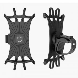 Monte del teléfono de bicicleta, soporte del manillar de motocicleta, soporte de teléfono de bicicleta de silicona giratoria de 360 ​​°, compatible con iPhone 13/12/11 Pro max xs max xr x 8 7 6s más SE 2022 12 mini, Samsung Galaxy